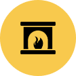 Fireplace screen