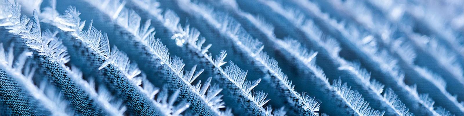 Closeup of Frozen Coil