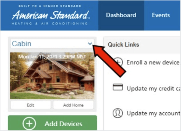 A red arrow points to the sign-in area on the desktop dashboard.