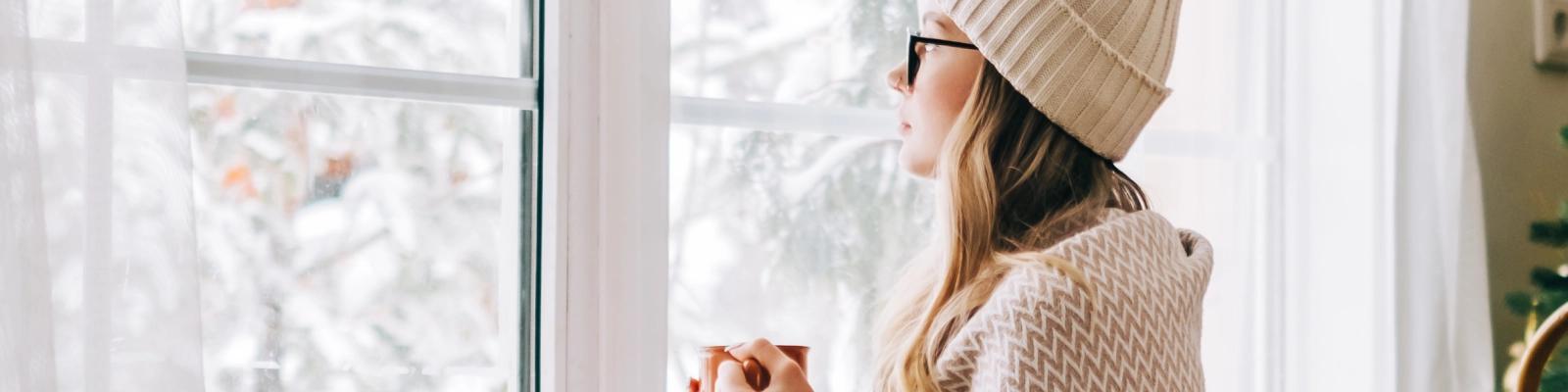 Family Inside in Winter