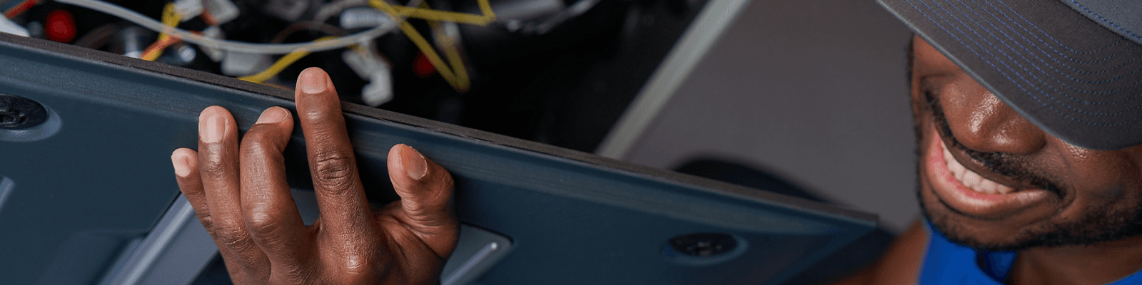 HVAC Technician Installing a Gas Furnace